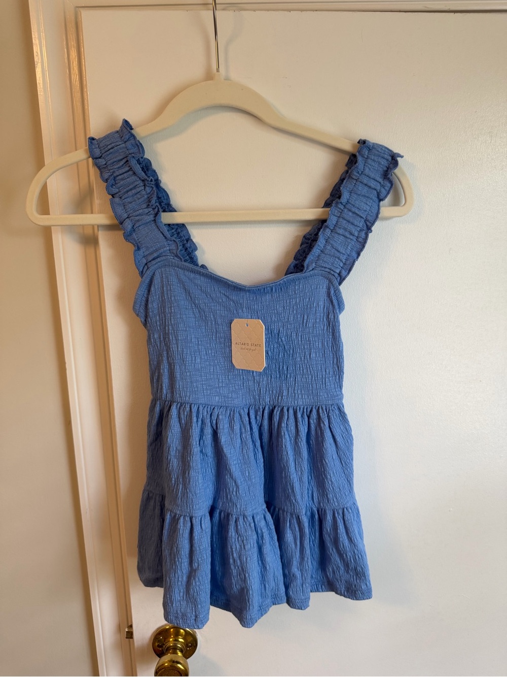 NWT Altar'd State Ruffle Top